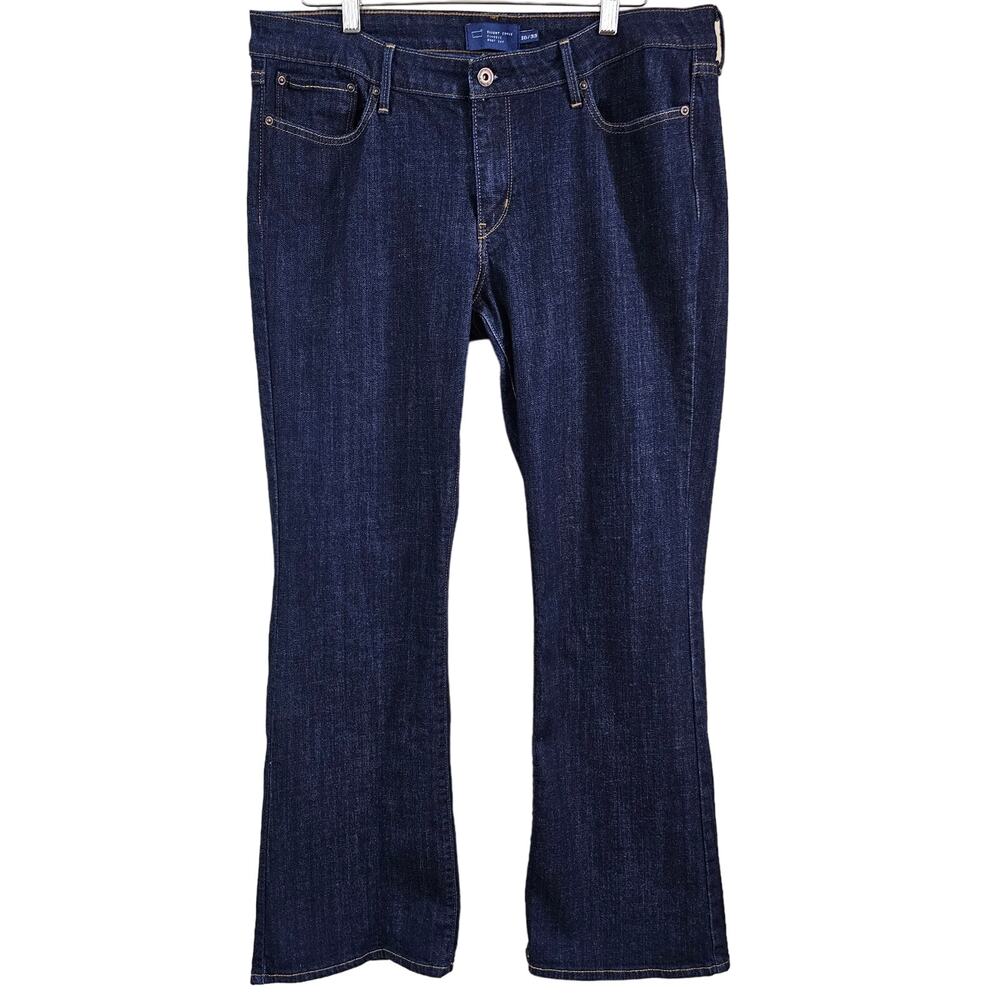 Levi's Slight Curve (529) 16 Curvy Bootcut Jeans Dark Wash Mid Rise Stretch Plus